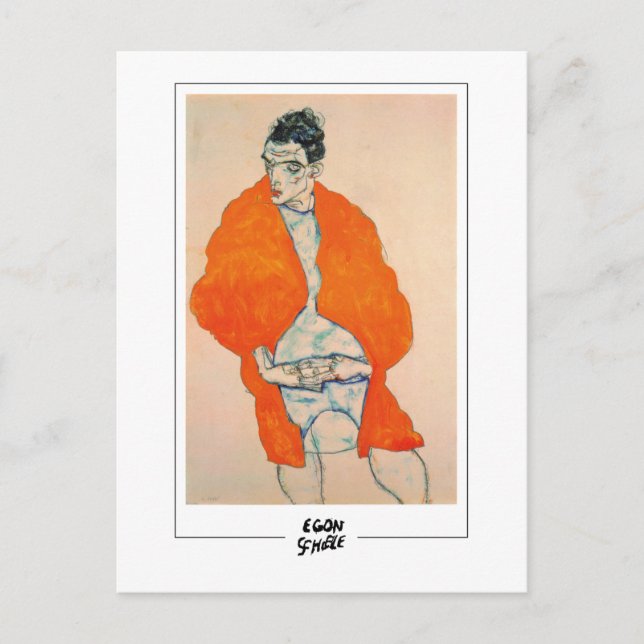 Egon Schiele #171 - Konst Vykort (Framsida)