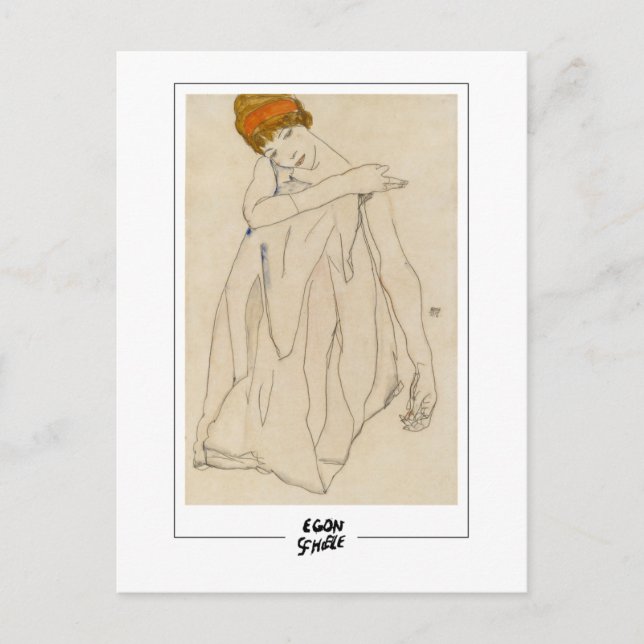 Egon Schiele #183 - Konst Vykort (Framsida)