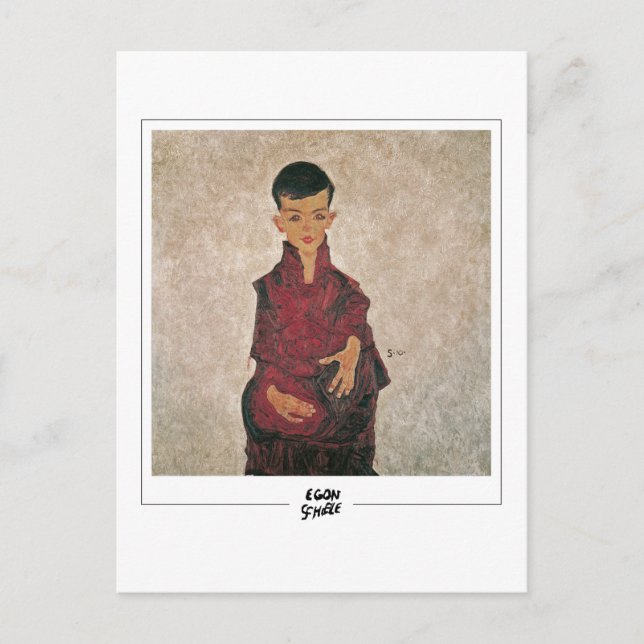 Egon Schiele #1-2 - Fin konst Vykort (Framsida)