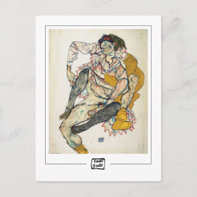 Egon Schiele #234-2 - Finkonst Postkort Vykort (Framsida)