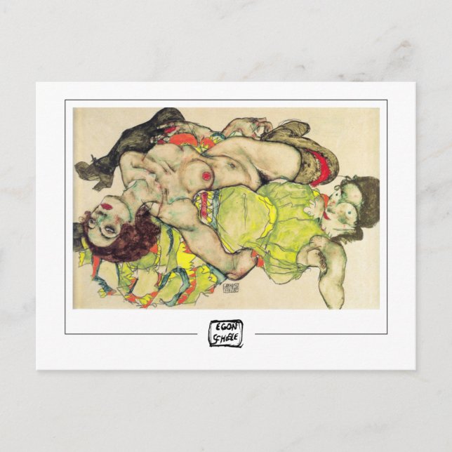 Egon Schiele #234 - Konstkort Vykort (Framsida)