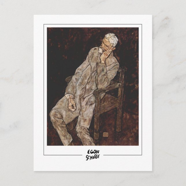 Egon Schiele #260-2 - Konst Vykort (Framsida)