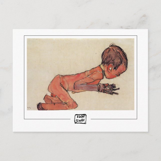 Egon Schiele #269-2 - Finkonst Postkort Vykort (Framsida)