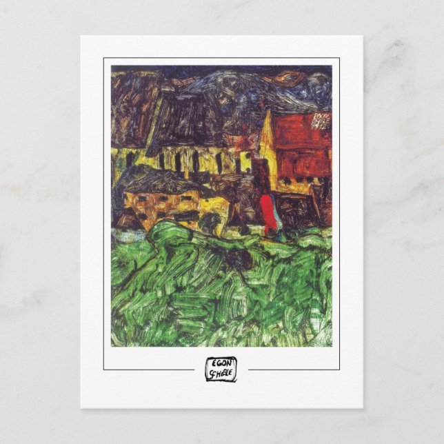 Egon Schiele #2-2 - Finkonst Postkort Vykort (Framsida)