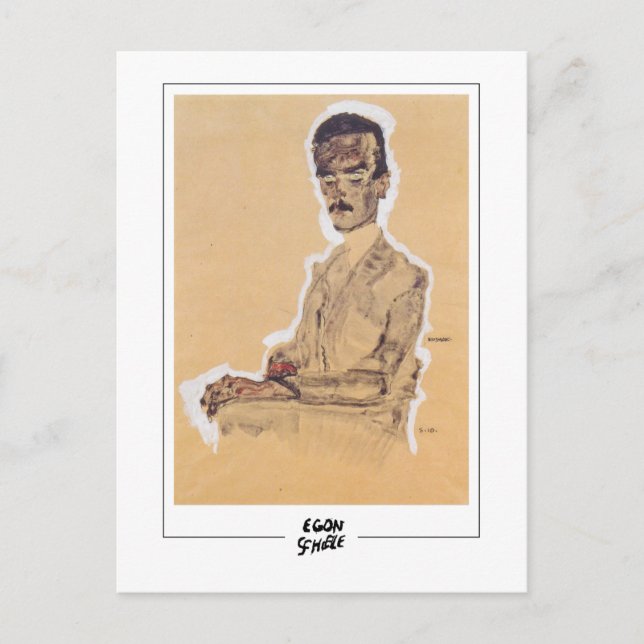 Egon Schiele #313-2 - Konst Vykort (Framsida)