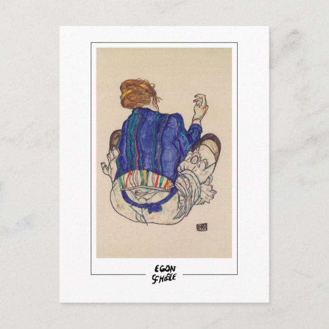 Egon Schiele #501 - Konst Vykort (Framsida)