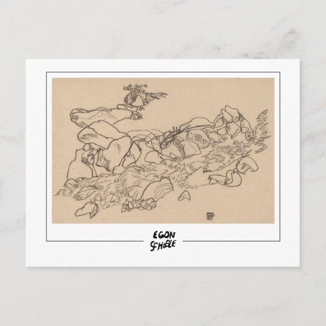 Egon Schiele #560-2 - Konst Vykort (Framsida)
