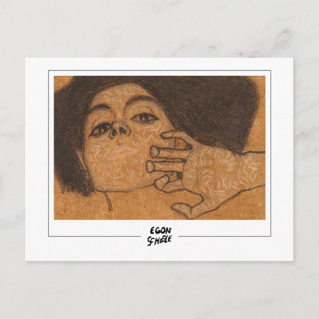 Egon Schiele #590-2 - Konst Vykort (Framsida)