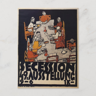 Egon Schiele- Affisch för Wiensecessionen Vykort