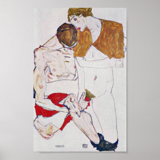 Egon Schiele - Älskare Poster