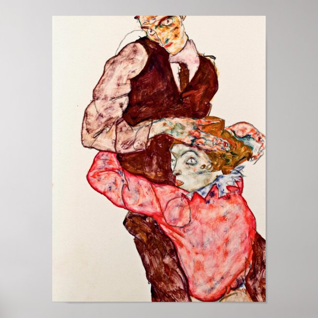 Egon Schiele - Älskare Poster (Framsidan)