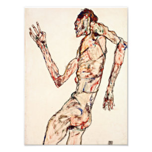 Egon Schiele - dansare Fototryck