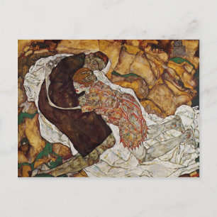 Egon Schiele-Death och Maiden Vykort