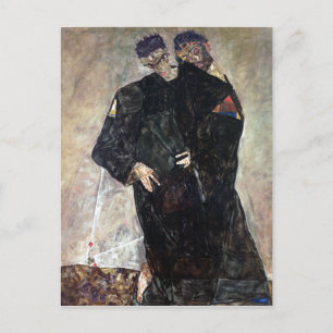 Egon Schiele Eremiterna Vykort
