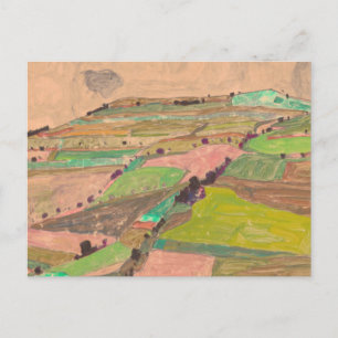 Egon Schiele - Fält Landscape Vykort