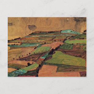 Egon Schiele-Fält Liggande Vykort