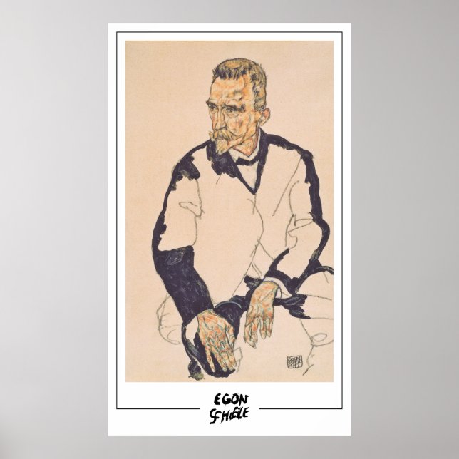 Egon Schiele Fine Art #243-2 Poster (Framsidan)