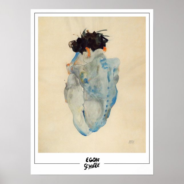 Egon Schiele Fine Art #40-2 Poster (Framsidan)