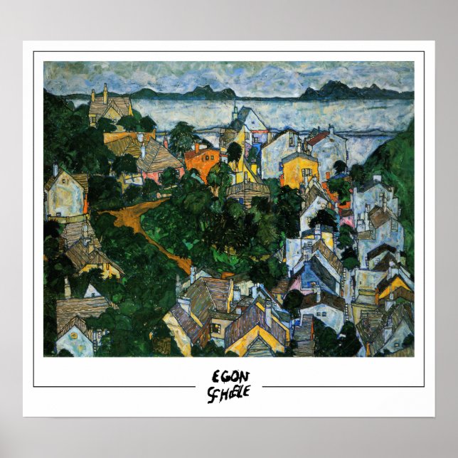 Egon Schiele Fine Art #59-2 Poster (Framsidan)