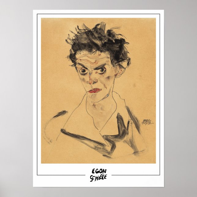 Egon Schiele Fine Art #620-2 Poster (Framsidan)
