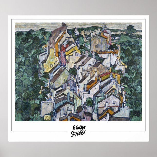 Egon Schiele Fine Art #90 Poster (Framsidan)