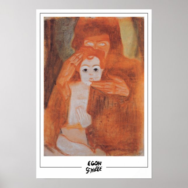 Egon Schiele Finkonst #10-2 Poster (Framsidan)