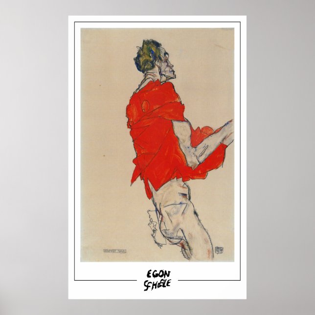 Egon Schiele Finkonst #163 Poster (Framsidan)