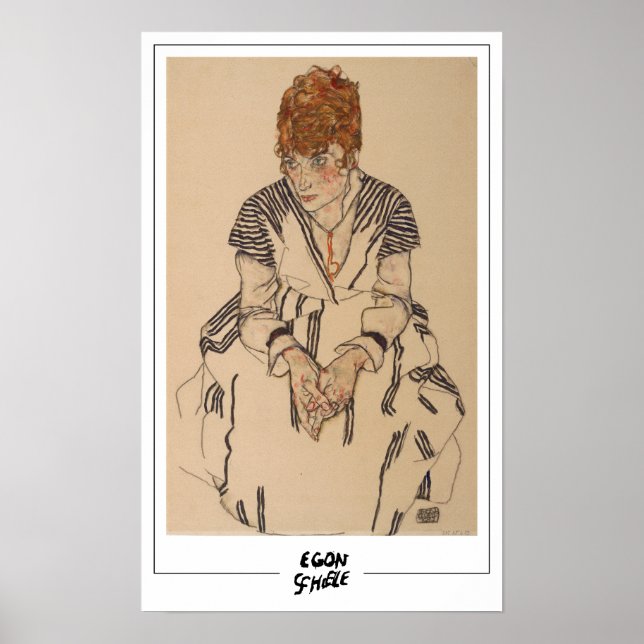 Egon Schiele Finkonst #234 Poster (Framsidan)