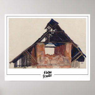 Egon Schiele Finkonst #421-2 Poster