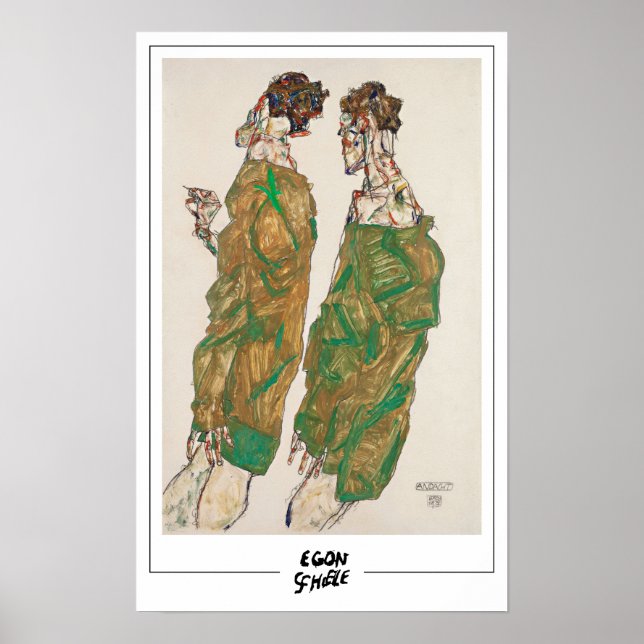 Egon Schiele Finkonst #421 Poster (Framsidan)