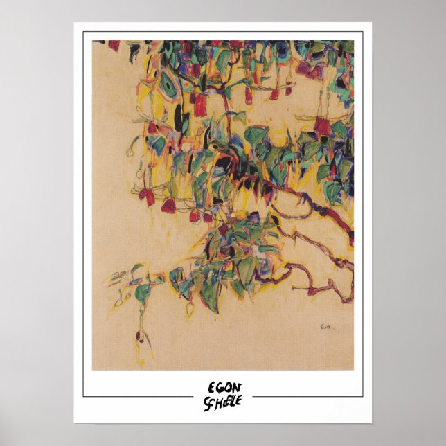 Egon Schiele finkonst #522-2 Poster (Framsidan)