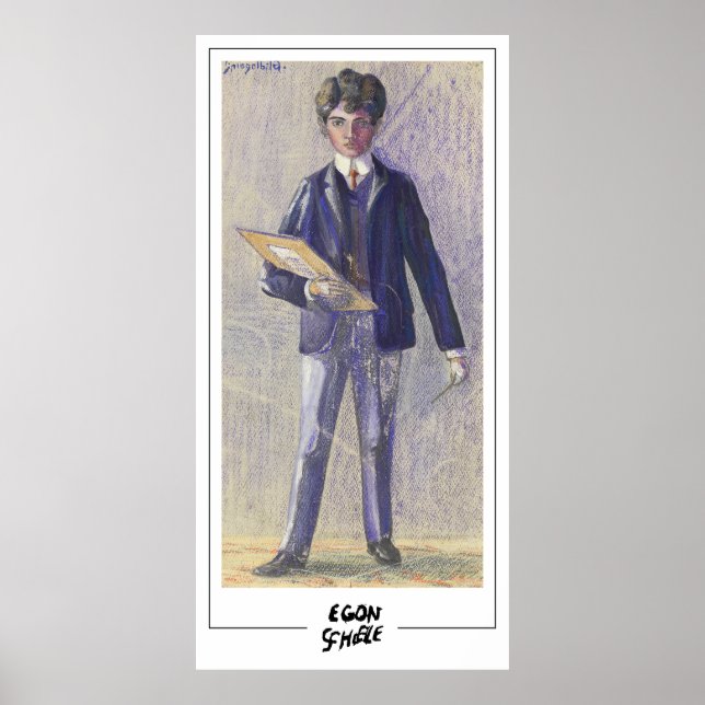 Egon Schiele Finkonst #644 Poster (Framsidan)