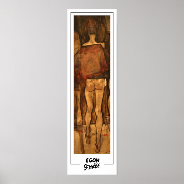 Egon Schiele Finkonst #89-2 Poster (Framsidan)