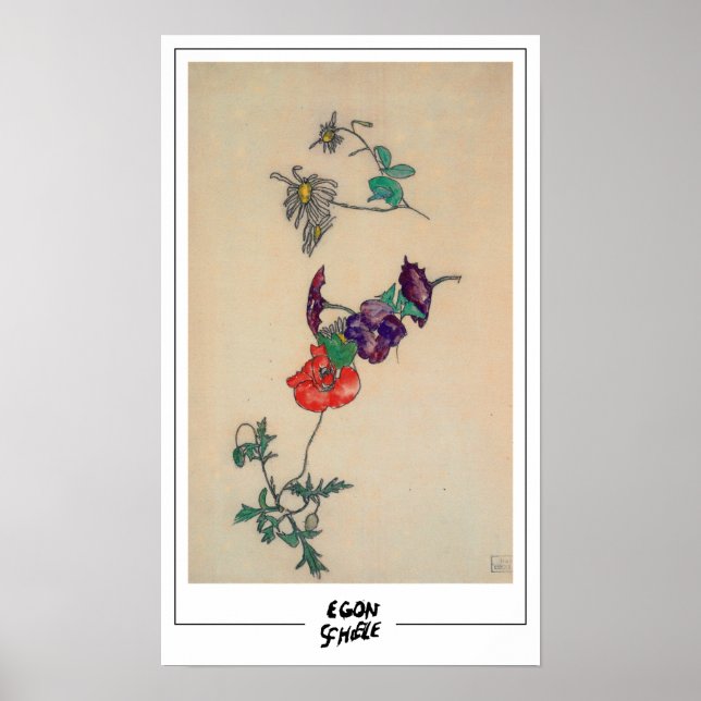 Egon Schiele Finkonst #95 Poster (Framsidan)