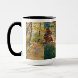 Egon Schiele Four Träd Träd naturpark Mugg