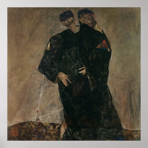 Egon Schiele Hermits Poster