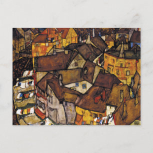 Egon Schiele Krumau Boses Vykort