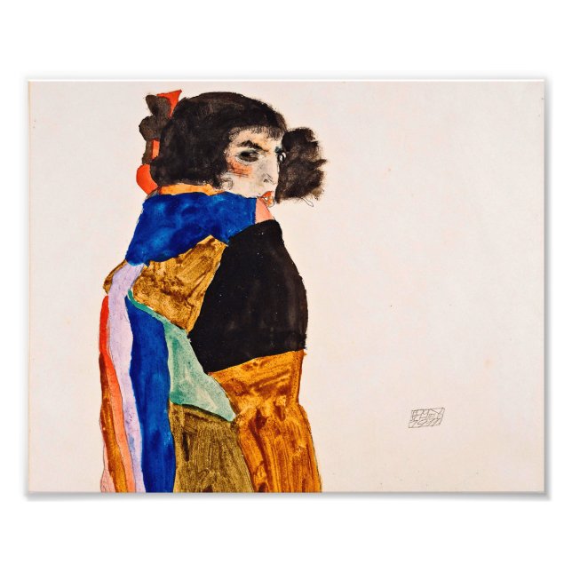 Egon Schiele - Moa Fototryck (Framsidan)