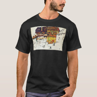Egon Schiele - Old houses in Krumau 1914 Classic T Shirt