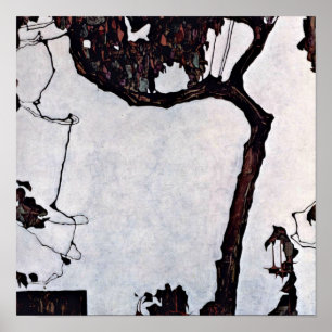Egon Schiele - plum träd Poster