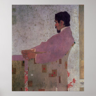 Egon Schiele Porträtt i Painter Anton Peschka Poster