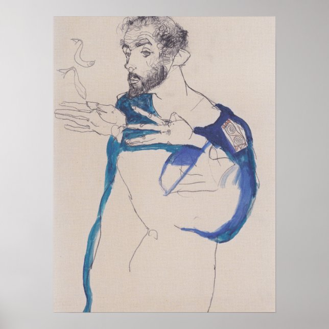 Egon Schiele Poster (Framsidan)