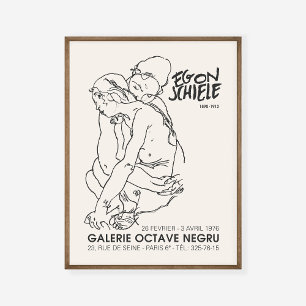 Egon Schiele Seed Woman Art Exhibition Poster