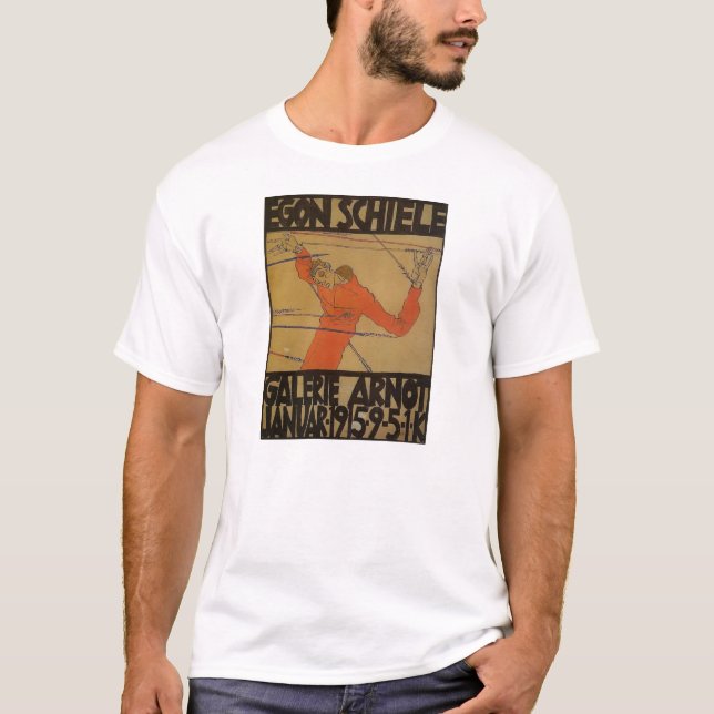 Egon Schiele- självporträtt som St. Sebastian Tee Shirt (Framsida)