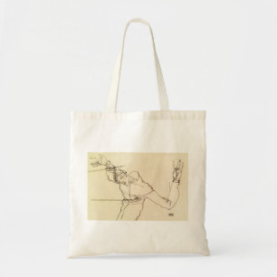Egon Schiele- självporträtt som St. Sebastian Tygkasse