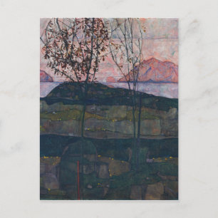 Egon Schiele ställer in Sol Vykort