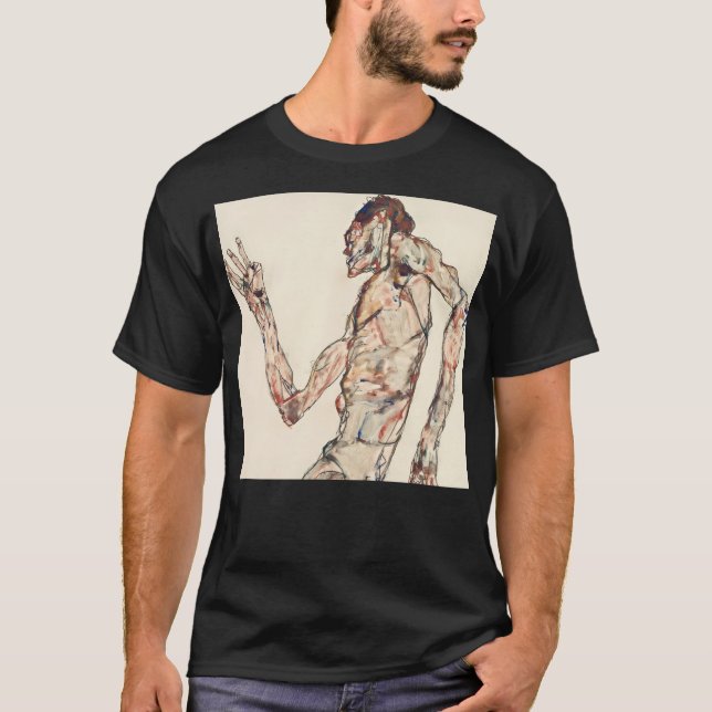 Egon Schiele T Shirt (Framsida)