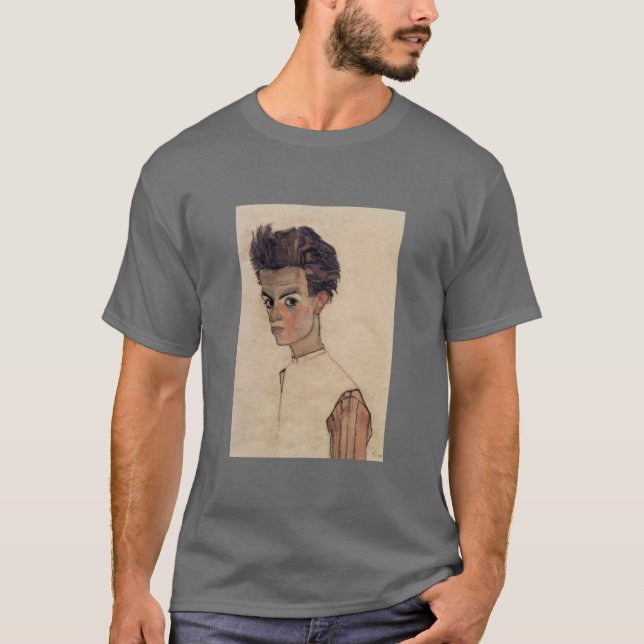 Egon Schiele t-skjorta T Shirt (Framsida)