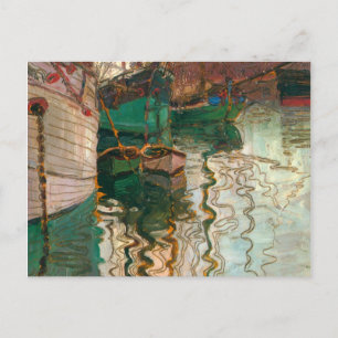 Egon Schiele - Triestes hamn Vykort