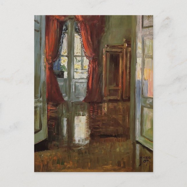 Egon Schiele-View in the Apartment of Leopold Vykort (Framsida)